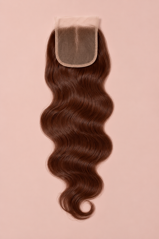 Signature Virgin Velvet Brown HD Lace Closure | Straight