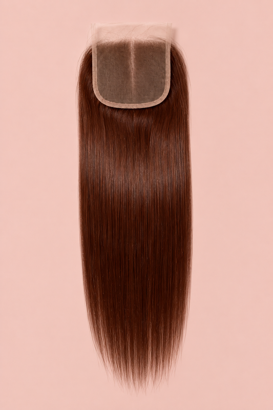 Signature Virgin Velvet Brown HD Lace Closure | Straight