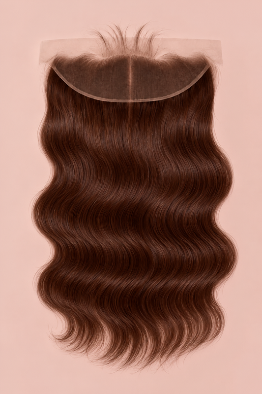 13x6 Virgin Velvet Brown HD Lace Frontal | Body Wave
