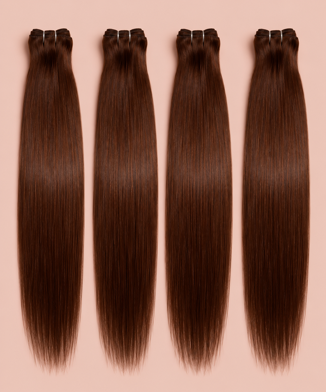 Signature Velvet Brown Virgin 4-Bundle Deal | Straight