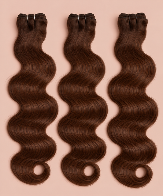 Signature Virgin Velvet Brown 3-Bundle Deal | Body Wave